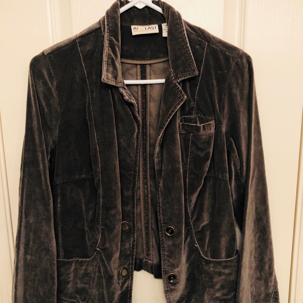 Velvet blazer